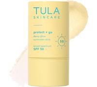 Tula Skin Care Protect + Go Dewy Glow Sunscreen Stick SPF 50-SkinCare-First No Grasty Mess-Free Aplication On-the-Go-Safe con contaminacin y protecc