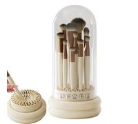 tulahkomen Almohadilla limpiadora de brochas de maquillaje, cuenco de lavado, estropajo de brochas, para maquillaje, belleza, tocador, polvos, esponjas para mujeres