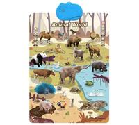 tulahkomen Paneles de pared parlantes para niños - Divertidos juguetes interactivos de desarrollo, decoración para aulas preescolares, para el hogar, aula, escuela, tiempo familiar, interior, exterior