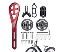 tulahkomen Soporte para Ciclocomputador | Brazo Extendido para Ciclismo | Montura De Manillar para Ordenador De Bicicleta - para Cámara De Acción Deportiva Linterna Ciclismo Montaña Y