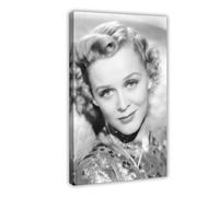 TULAOJI Gloria Stuart - Póster en lienzo para decoración de pared, pinturas para sala de estar, dormitorio, decoración de 40 x 60 cm, estilo marco 28