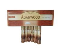 Tulasi Incienso Aromático Madera de Agar - 6 Paquetes de 20 Unidades - 120 Varillas de Larga Duración