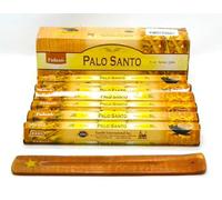 Tulasi Palo Santo Varitas de Incienso Natural, 120 Unidades, Fragancia Aromáticavaritas de Incienso con Soporte de Madera Decorado