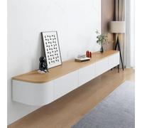 TULAZOU Mueble TV,Ancho de 200 cm,Mueble TV Suspendido,Mueble TV Salon,Mesa para TV Adecuado para el Salón y el Dormitorio
