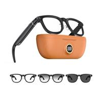 Tulbeys 2026 AI Smart Glasses Cámara 4K HD, 1200P Camera Gafas con Grabación de Vídeo, Traducción Simultánea/Identificación de Objetos GPT, Lente Fotocromática, Incluye Estuche de Carga de 3600 mAh