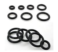 TULDYS 10/50 piezas CS1mm 2mm 3mm 4mm Juntas tóricas negras Junta tórica Junta tórica Anillo de sellado con aislamiento de silicona Espesor Caucho Silicona(50Pcs,OD32mm CS1.5mm)