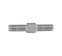 TULDYS WALENI M10 Rosca Izquierda y Derecha Varilla de Rosca de Doble Extremo Acero Inoxidable 304 Rosca Positiva y Negativa Pernos de Barra Tornillo(M10x70mm-1Pcs)