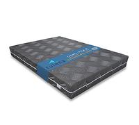 TULENA Funda de colchón de 100 x 200 cm, antracita, 21 cm de alto, lavable, con cremallera de viscosa, transpirable, agradable y suave, como funda de repuesto, certificado Öko-Tex