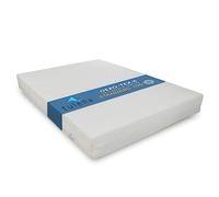 TULENA Funda de colchón de 160 x 200 cm, color blanco lana, 27 cm de alto, protector de colchón lavable con cremallera de viscosa, transpirable, agradable y suave, como funda de repuesto, certificado