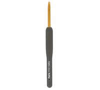 Tulip Crochet Hook, Aluminio, Black, Gold, One Size