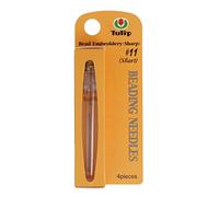 Tulip Beading Needles, Metal, Silver, One Size
