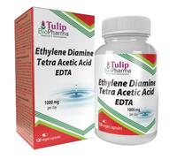 Tulip BioPharma EDTA 500mg | 120 Cápsulas Veganas | Suministro para 4 Meses | Ácido Etilendiaminotetraacético de Alta Pureza, Fórmula Pura | Testado por Laboratorio Independiente