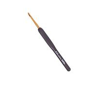 Tulip Crochet Hook, Aluminio, Black, Gold, One Size