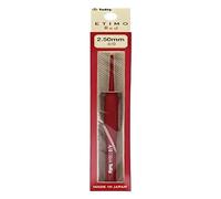 Tulip Crochet Hook, Elastómero termoplástico (TPE), Red, 2,5 mm