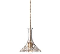 Tulip Decanterlight Lámpara Colgante Cristal/Latón