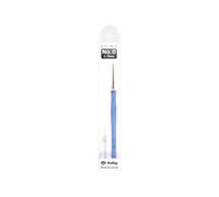 Tulip Crochet Hook, Aluminio, Goma, Acero, Blue, 0