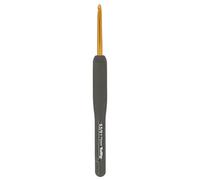 Tulip Crochet Hook, Aluminio, Black, Gold, One Size