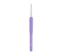 Tulip Etimo Murasaki Ganchillo de Crochet - Gancho Ergonómico de Aluminio con Empuñadura Suave, Punta Ligera y Suave para Todo Tipo de Hilos, Mango Morado, 2.75mm - 1 Pieza