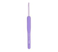 Tulip Etimo Murasaki Ganchillo de Crochet - Gancho Ergonómico de Aluminio con Empuñadura Suave, Punta Ligera y Suave para Todo Tipo de Hilos, Mango Morado, 6.50mm - 1 Pieza