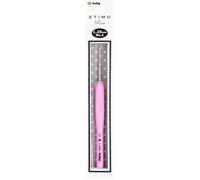 Tulip TEL-04E Crochet Hook, Metal, Pink, Size 4 (1.25mm)
