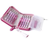 Tulip Etimo Rose Crochet Hook Set soft-grip-1pc, Rosa, One Size