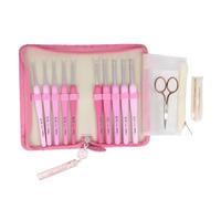 Tulip Etimo Rose Crochet Hook Set soft-grip-1pc, Rosa, One Size