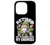 Tulip Flower Garden Retirement Gnome For Retired Mom And Dad Carcasa para iPhone 14 Pro
