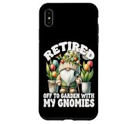 Tulip Flower Garden Retirement Gnome For Retired Mom And Dad Carcasa para iPhone XS Max