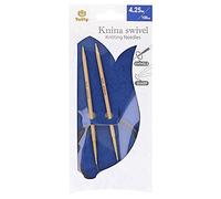 Tulip KS-1000425 Bamboo - Agujas de tejer (100 cm x 4,25 mm), color beige