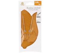 Tulip KS-400300 Agujas de Tejer, Bambú, Beige, 40 cm x 3.00 mm