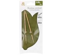 Tulip KS-600350 - Agujas de tejer (bambú, 60 cm x 3,5 mm), color beige