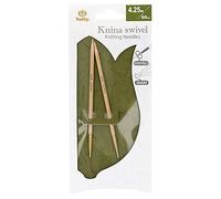 Tulip KS-600425 Agujas de Tejer, Bambú, Beige, 60 cm x 4.25 mm