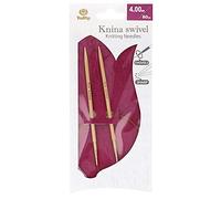 Tulip KS-800400 - Agujas de tejer (bambú, 80 cm x 4 mm), color beige