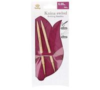 Tulip KS-800600 Agujas de Tejer, Bambú, Beige, 80 cm x 6.00 mm