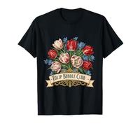 Tulip Mania 1637 Bubble Club - Ramo Floral Vintage Camiseta