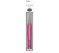 Tulip TEL-08E Crochet Hook, Acero aleado, Pink, Size 8 (0.90mm)