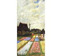 Tulip of Vincent Van Gogh, kits de punto de cruz de algodón contado 100x200 puntada, 28x46 cm contado kits de punto de cruz