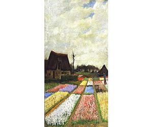 Tulip of Vincent Van Gogh, kits de punto de cruz de algodón contado 100x200 puntada, 28x46 cm contado kits de punto de cruz