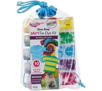 Tulip One-Step Tie Dye Drawstring Back Pack Kit 43Pc