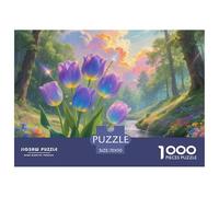 Tulip Puzzle 1000 Pezzi FAI Da Te, Intrattenimento Creativo, Divertimento Festa Aziendale Regali Natale per Adulti E Bambini Dai 14 Anni In Su 70x50cm/1000pcs