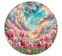 Tulip Puzzle 1000 piezas Educa juguete de madera, regalo único, decoración interior, planta, juego educativo Challenge Toy Adultos y niños de 14 años, 1000 unidades (67,5 x 67,5 cm)