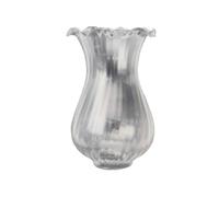 Tulipa de cristal GIRALDA transparente 19x13cm boca 5cm