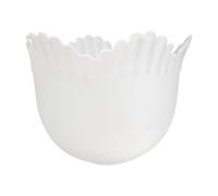 Tulipa de cristal mate ANDRA 16x12,5cm con apertura de 4cm