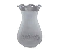 Tulipa de cristal MERIDA 19x13cm mate boca de 5cm