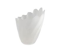 Tulipa de cristal Paloma mate 13x10cm boca 3cm LTDE 3545