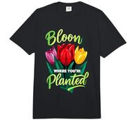 Tulipán Flor Floral Primavera Botánica Flor Amante Idea de Regalo Comfort Colors Adult Heavyweight T-Shirt