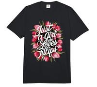 Tulipán Flor Floral Primavera Botánica Flor Amante Idea de Regalo Comfort Colors Adult Heavyweight T-Shirt