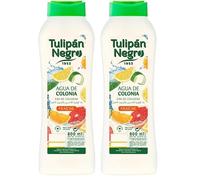 Tulipán Negro - Agua de Colonia Fraîche, Fragancia Fresca y Ligera, Colonia Refrescante para Uso Diario, 800 ml (Paquete de 2)