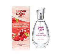 Tulipán Negro - Agua de Colonia Unisex, Fresa y Cereza, 50 ml (El empaque puede variar)