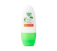 Tulipán Negro - Antitranspirante Roll-On Aloe Vera & Jojoba, Desodorante con Ingredientes Hidratantes, 0% Alcohol y Colorantes, Control del Sudor, 50 ml